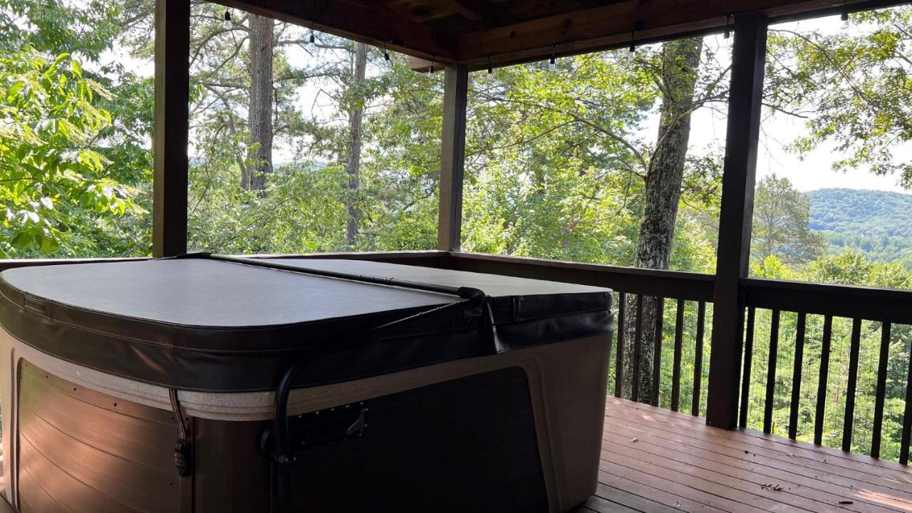 Mistletoe Cabin- Private Cabin W Views, Hottub, Pet Friendly マーフィ エクステリア 写真