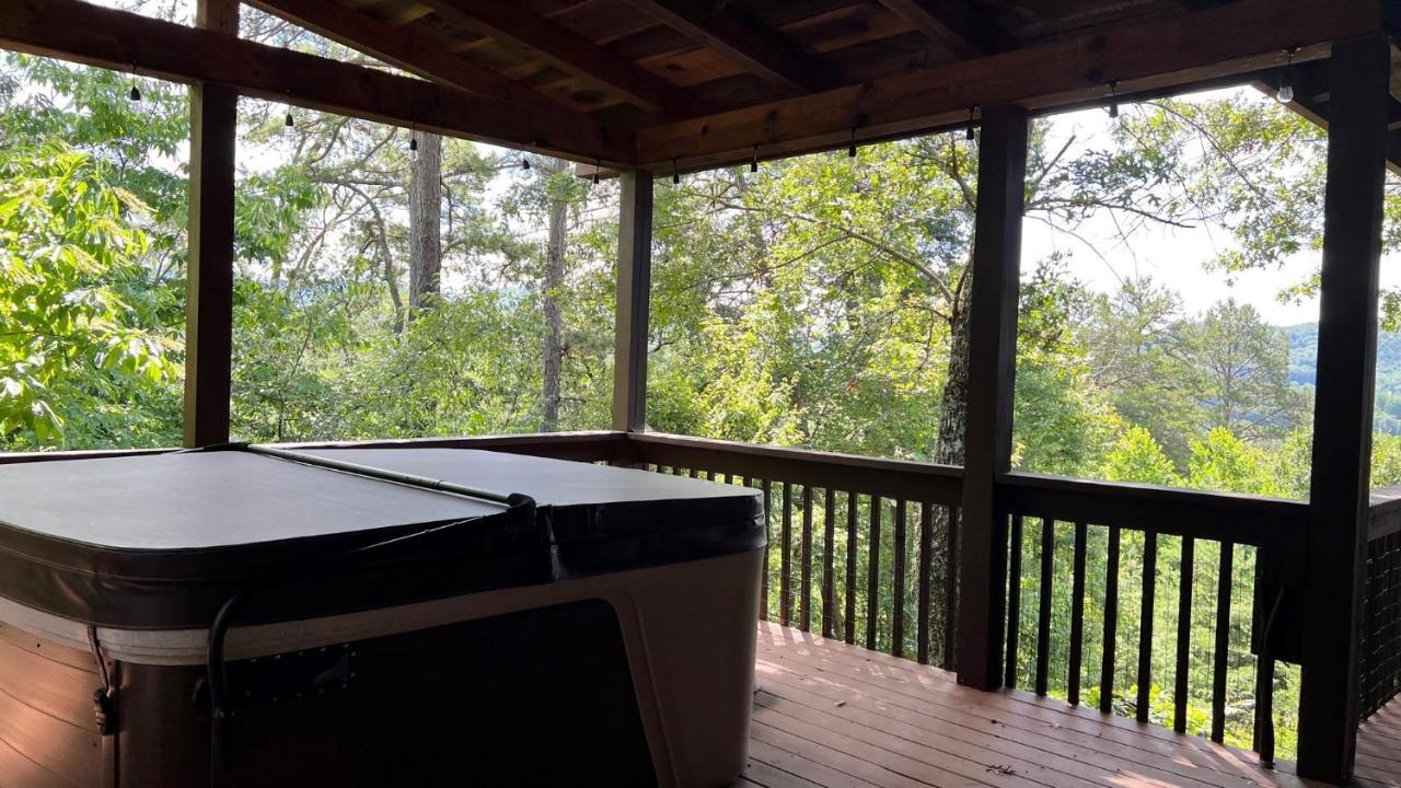 Mistletoe Cabin- Private Cabin W Views, Hottub, Pet Friendly マーフィ エクステリア 写真
